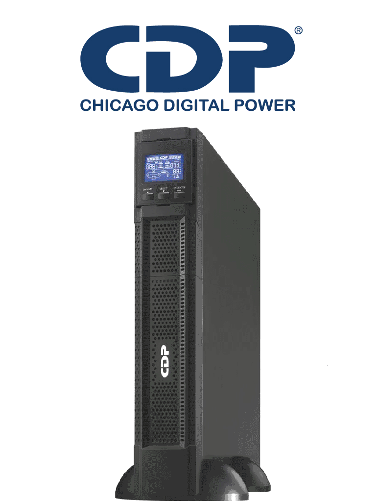 CHICAGO DIGITAL POWER--CDP  UPO113RTAXI- UPS ONLINE / 3000 VA/2700W/ ONDA  SENOIDAL PURA/  220 VCA/ PANTALLA  LCD  ROTATIVA/ 6 CONTACTOS/-