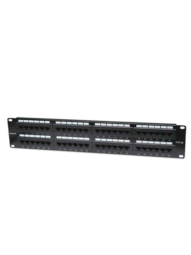 INTELLINET 513579 - Panel de Parcheo Cat5e 48 puertos, UTP, 2UR