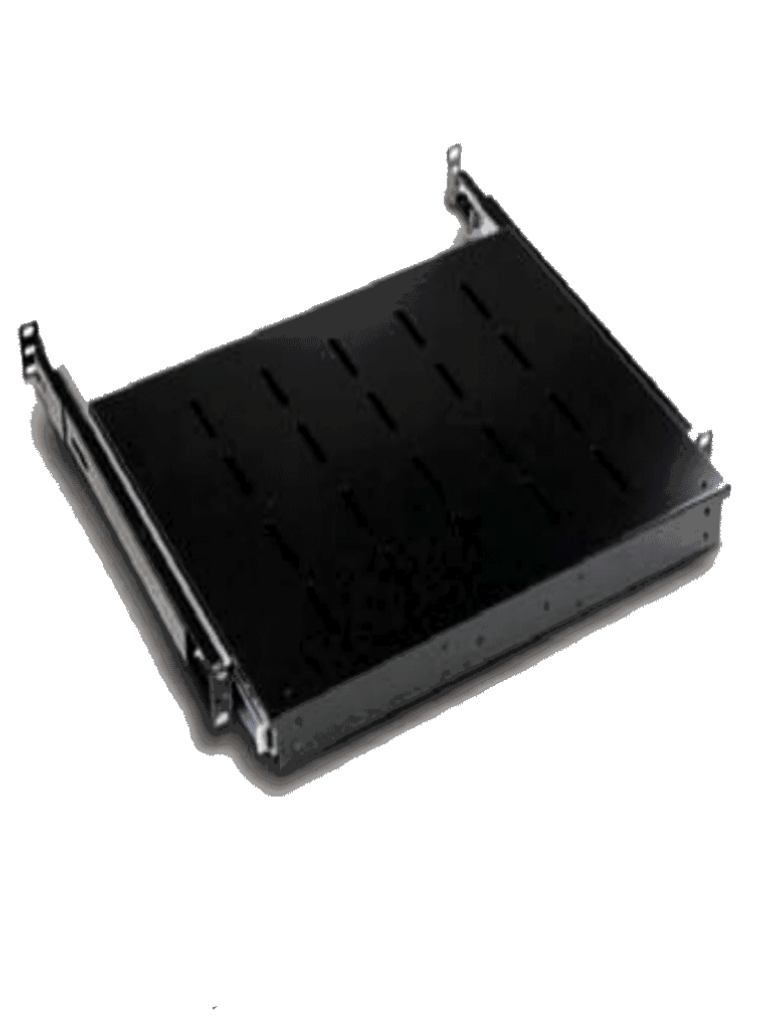 SAXXON 70033501- Charola para gabinete/ Deslizable para teclado/ Color negro/ Medidas 440 mm de ancho x 350 mm de profundidad 1UR