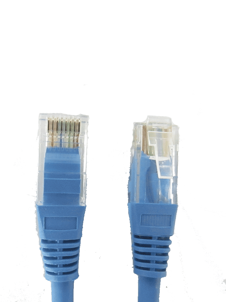 SAXXON P5E1UA - Cable patch cord UTP 1 metro / CAT 5E / Color azul