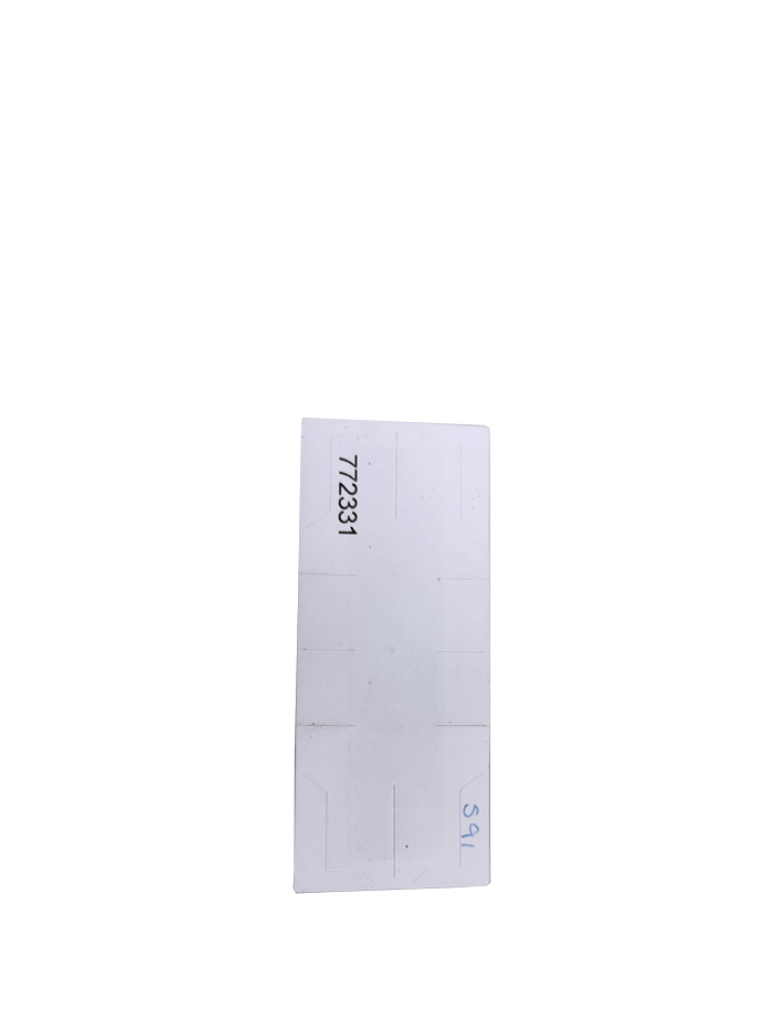 SAXXON THF02 - TAG De papel ADHERIBLE / Altas temperaturas / Compatible con Lectoras SAXR2656 & SAXR2657 / Folio Impreso