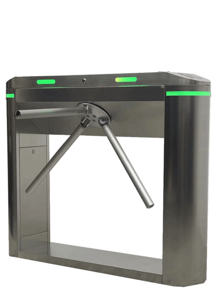 WEJOIN WJTS212 - Torniquete Automático Motorizado con Servo Motor / 3 Millones de Ciclos / Bidireccional / Tipo Puente / Alto Flujo / Acero Inoxidable / Indicador Led / Semi-Exterior / 25~35 personas por minuto