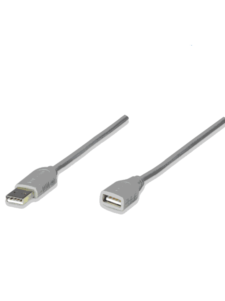 MANHATTAN 317238 - Cable de Extensión USB Macho a USB Hembra/ 3 Metros/ Velocidad Máxima de Hasta 12 Mbps/ UL 2725/ USB 1.1/