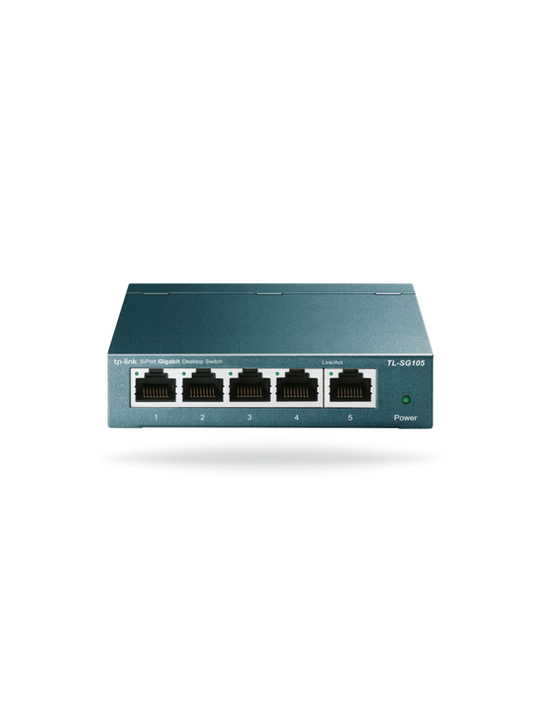 TP-LINK TL-SG105 - Switch Gigabit no administrable de 5 puertos 10/100/1000 Mbps