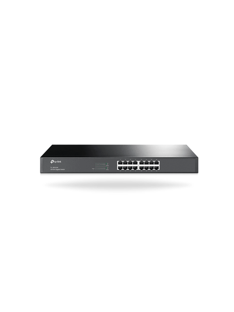 TP-LINK TL-SG1016 - Switch Gigabit no administrable de 16 puertos 10/100/1000 Mbps para rack