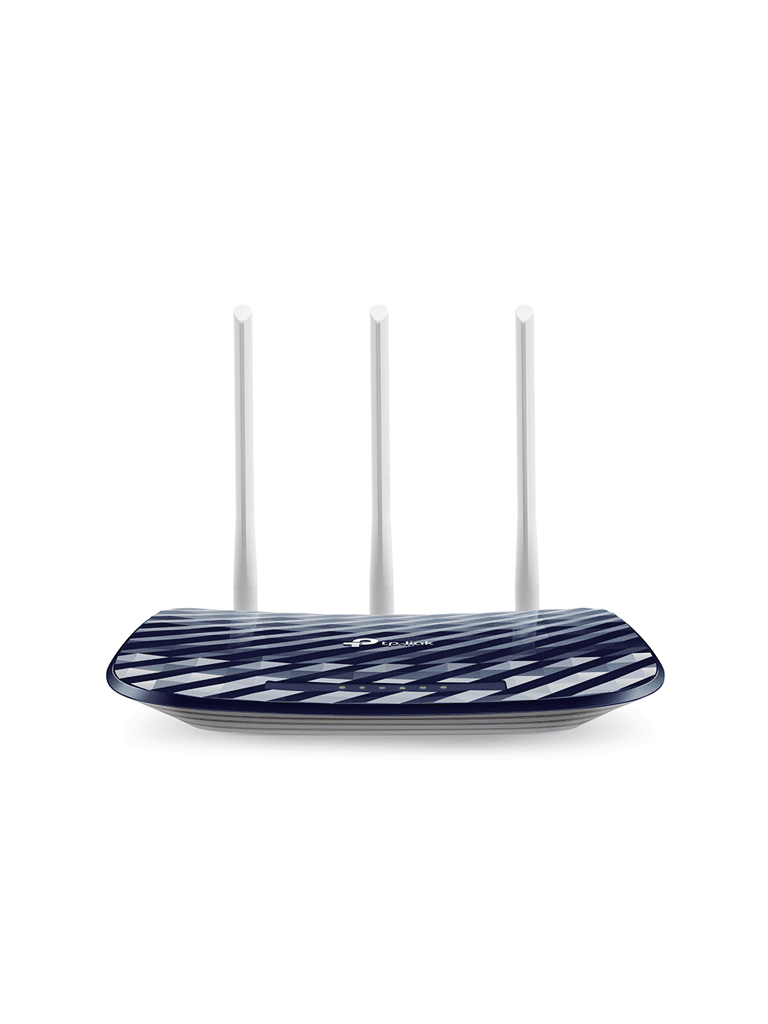 TP-LINK Archer C20 - Ruteador WiFi AC 733Mbps/ 1 Puerto WAN RJ45 Fast Ethernet/ 4 Puertos LAN RJ45 Fast Ethernet/ 3 Antenas Fijas