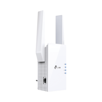 TP-LINK RE505X - Repetidor de señal WiFi, AX1500, WIFI 6, Doble Banda 2.4GHz (300Mbps) y 5GHz (1200Mbps) , One Mesh, Indicador Inteligente de Señal, Modo punto de acceso, 2 antenas externas, 1 puerto 10/100/1000Mbps Ethernet (RJ45)